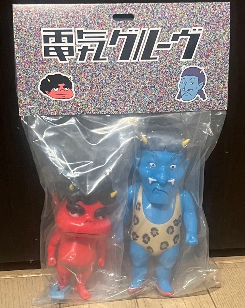 電気グルーヴ　鬼 ソフビ2体セット