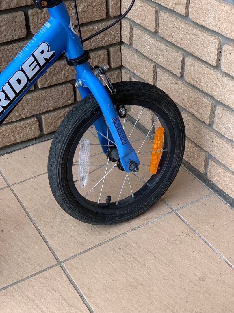 【美品】STRIDER 14X ブルー ペダル&キックスタンド付き