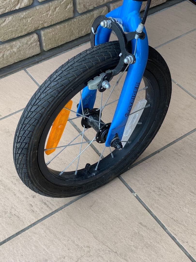 【美品】STRIDER 14X ブルー ペダル&キックスタンド付き