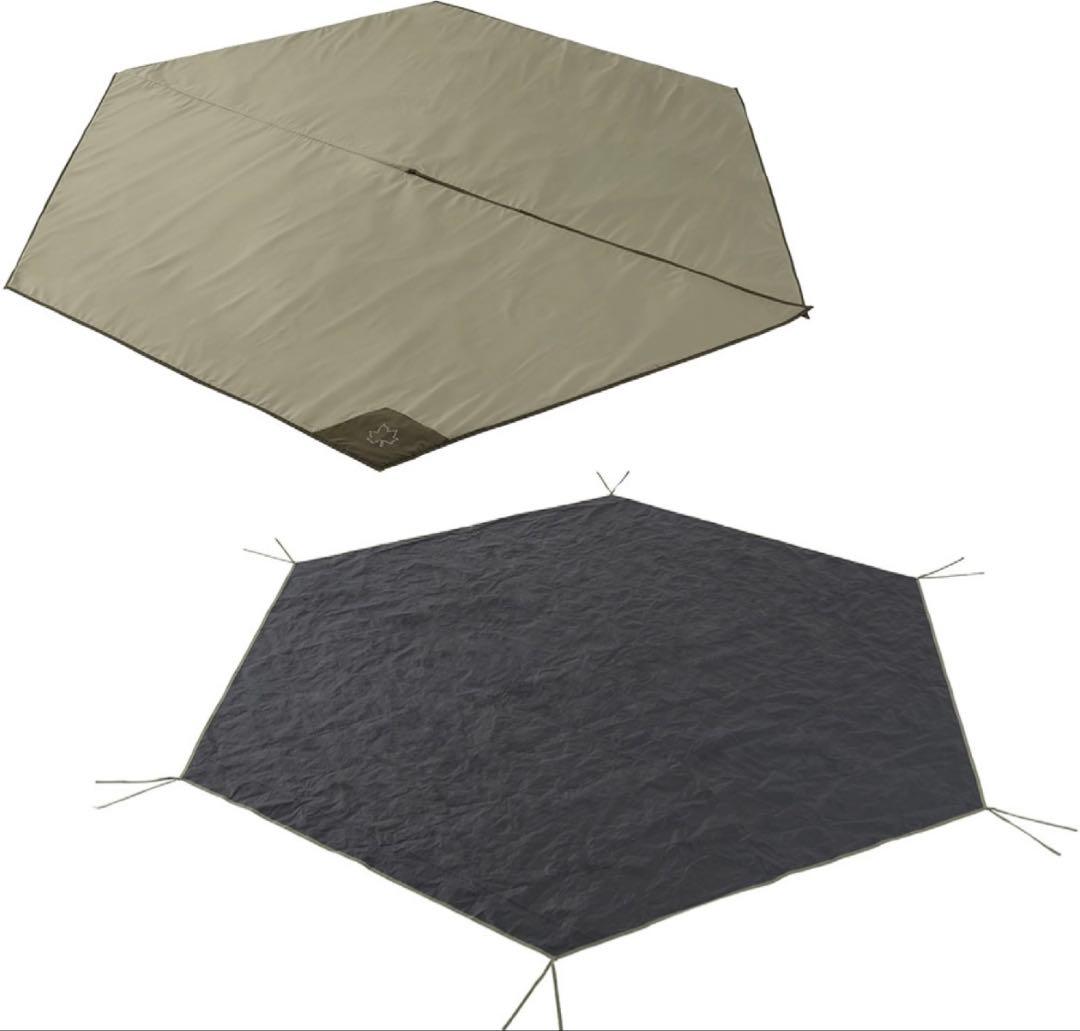 【つばさ】LOGOS ロゴス ティピーインナーマット＆グランドシートセット