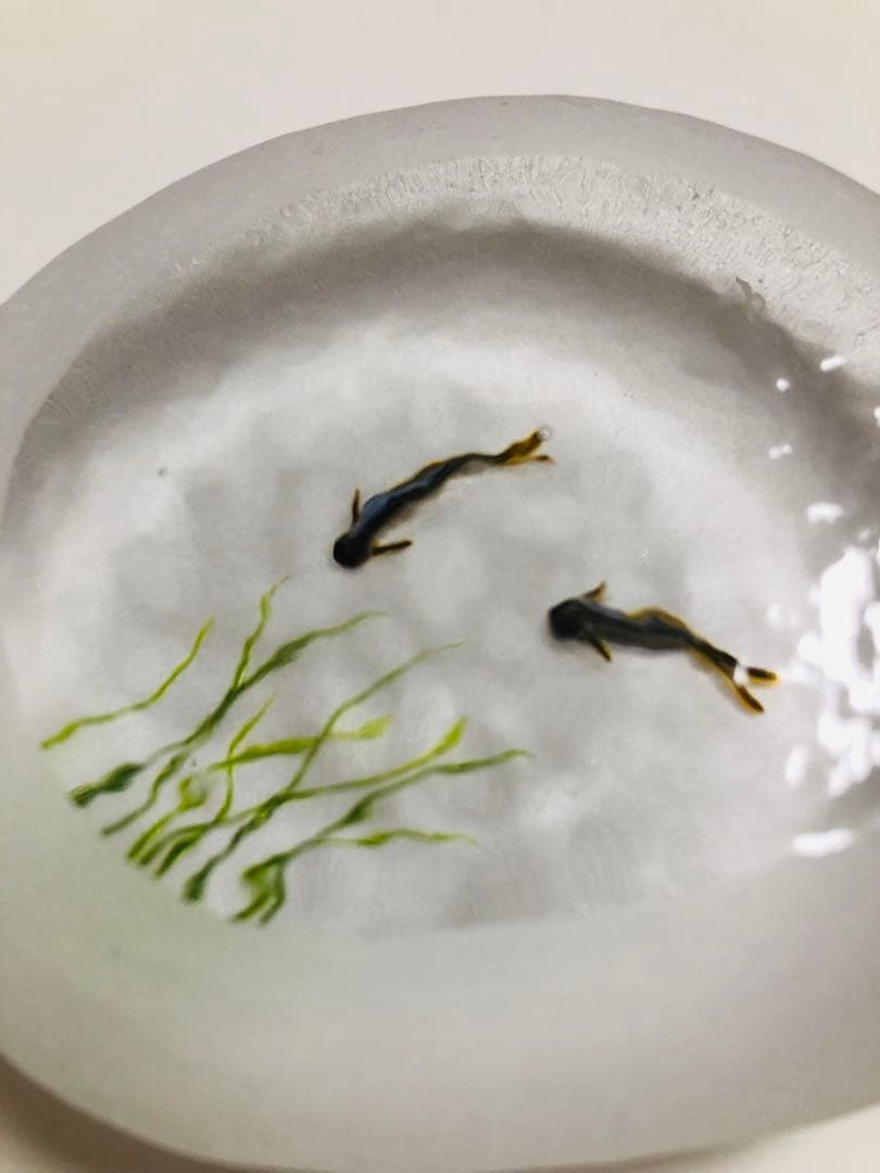 久保裕子　石文鎮　ガラス　新品