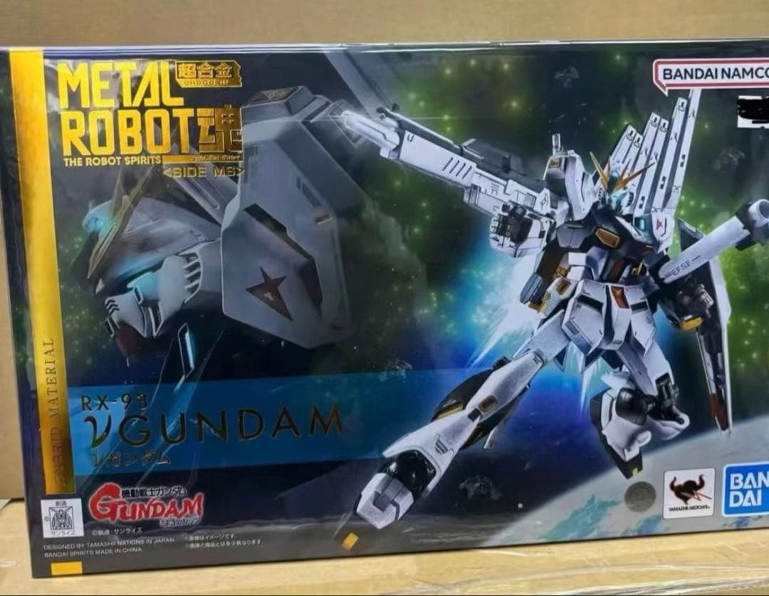 新品未開封品L ROBOT魂 ＜SIDE MS＞ νガン gundam.