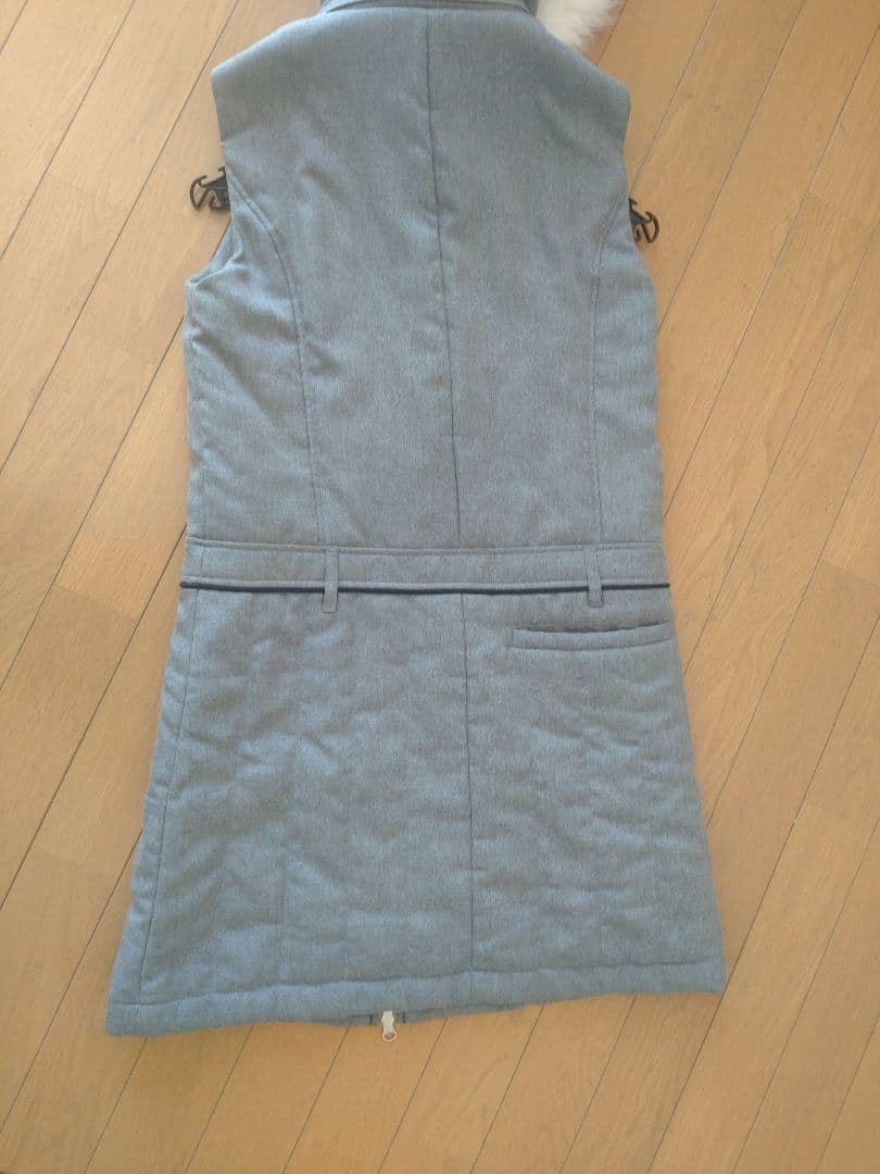 キャロウェイ　フード脱着可付　中綿入　ワンピース　М　グレー