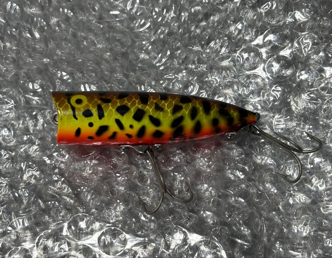 オールドヘドン　チャガースプーク　BRS 濃色　茶スイカ　heddon ルアー