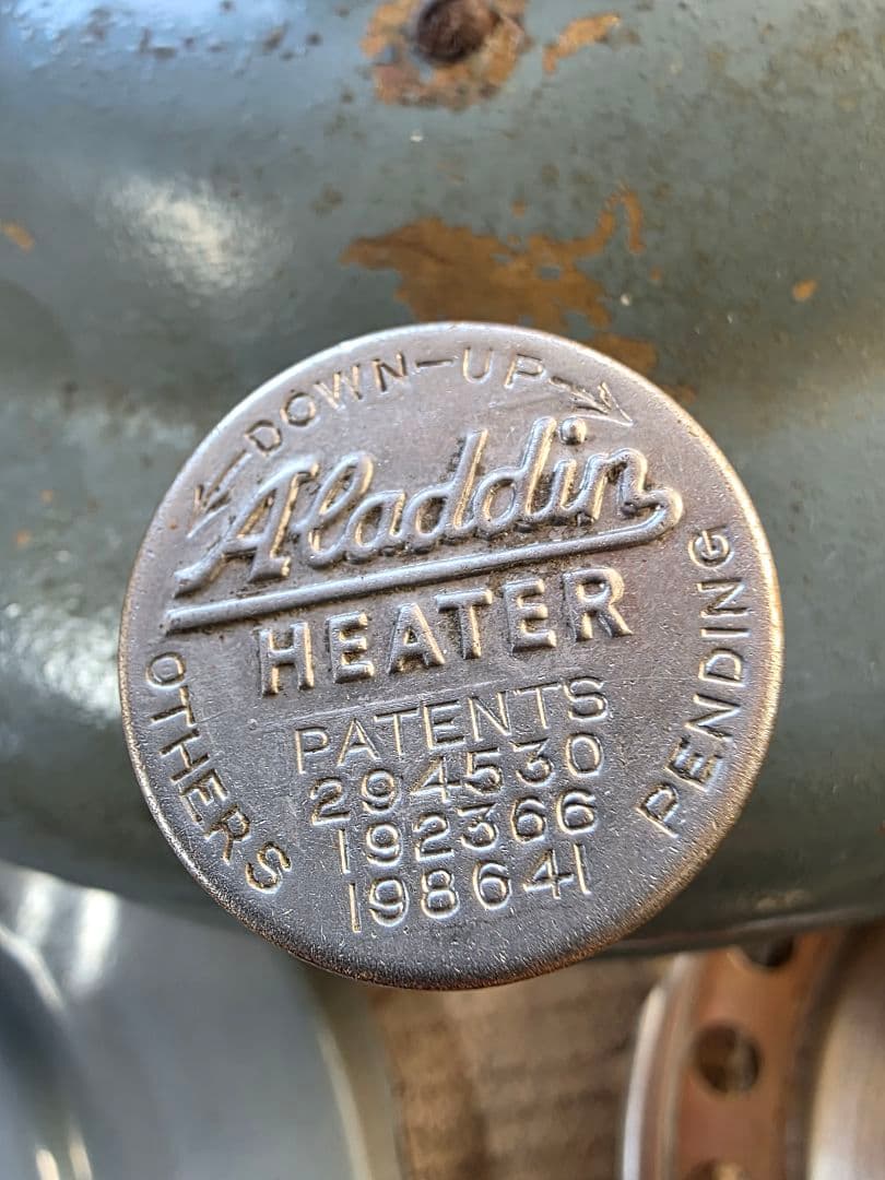 w*a様 激レア美品　 アラジンストーブ　8型 ビンテージストーブ　ブルーグレー