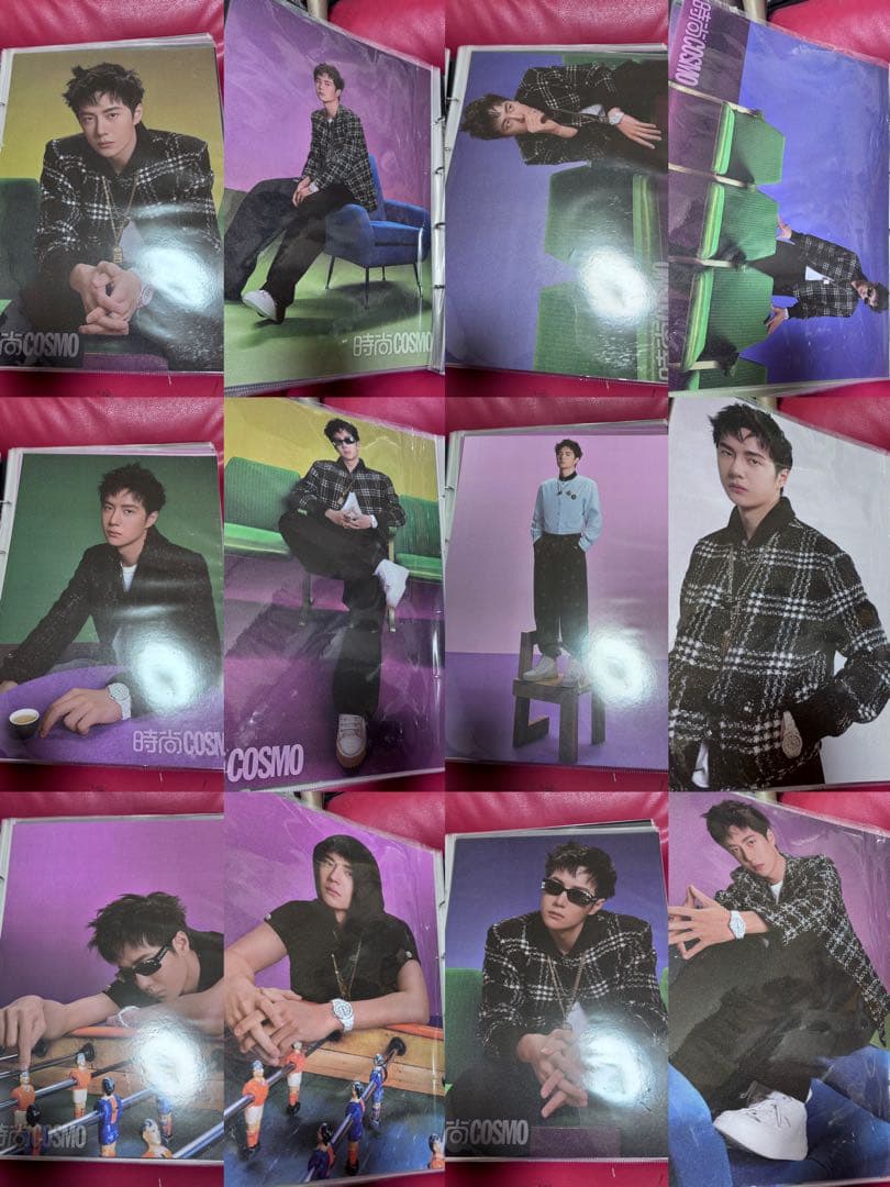 王一博ポスターカード　A4 55枚　両面