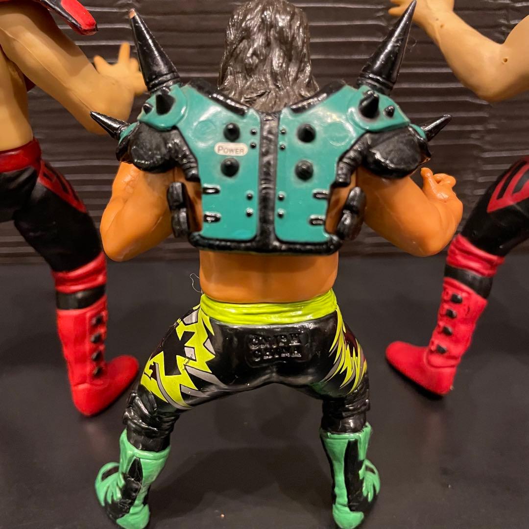 WWF ロードウォリアーズ　パワーウォリアー　3体セット　プロレスフィギュア