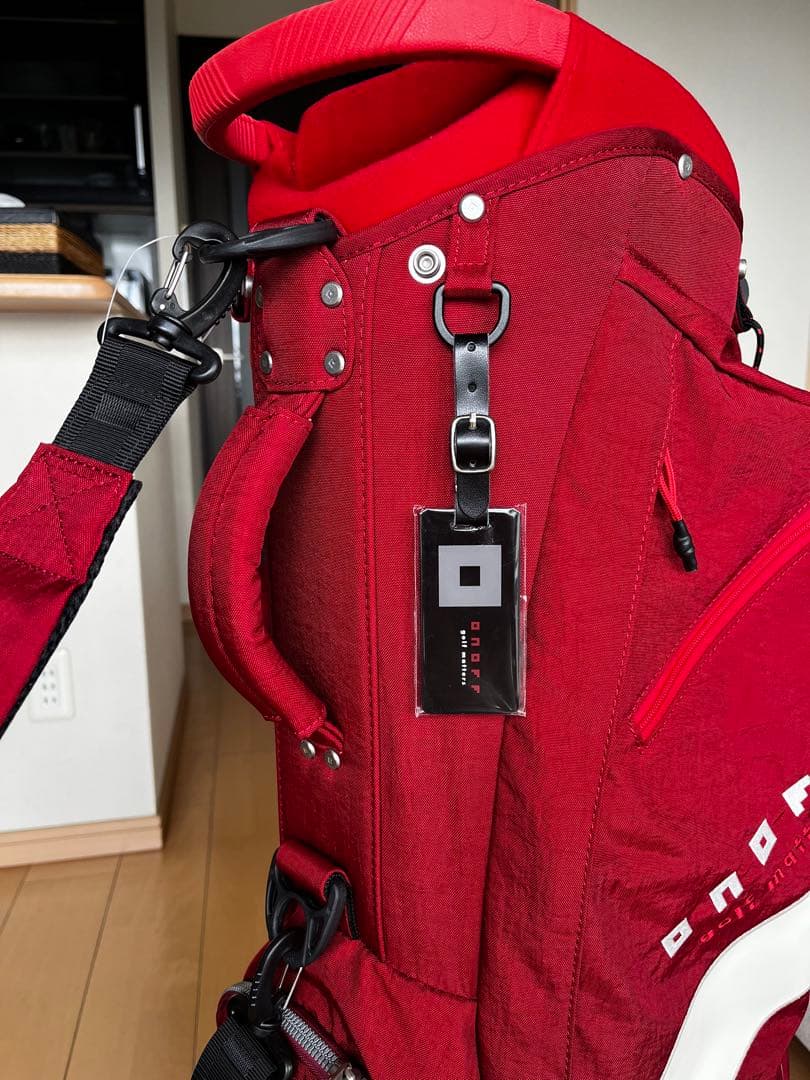 専用　新品同様！極美品！オノフONOFF スタンドキャディバッグ レッド