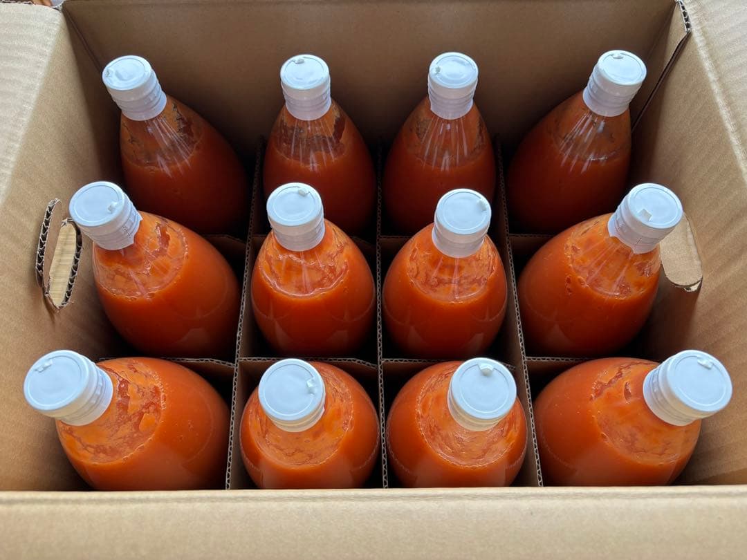 アルプス　無添加　100%トマトジュース　1000ml✖️12本　3ケースセット