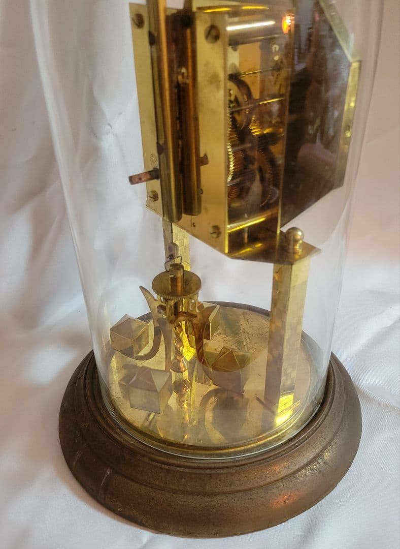 ヴィンテージ時計　ドイツ製 Kern（ケアン）400日時計 ガラスのドーム