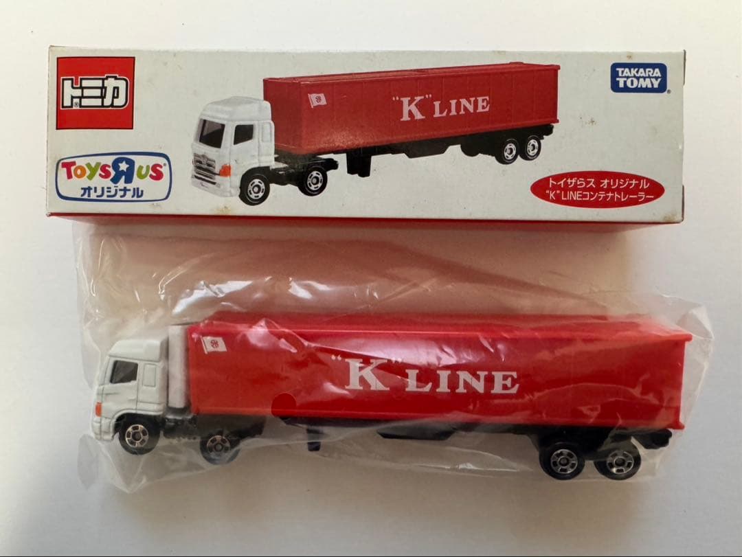 トイザらスオリジナル　日本郵船冷凍、\"K\"LINE、コンテナトレーラー