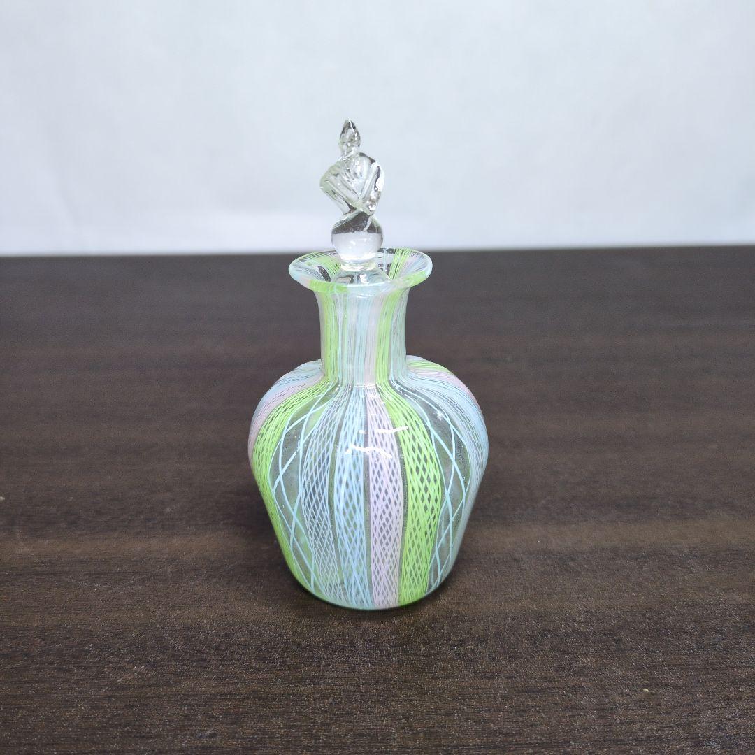 ムラーノ カラフル レースガラス 香水瓶