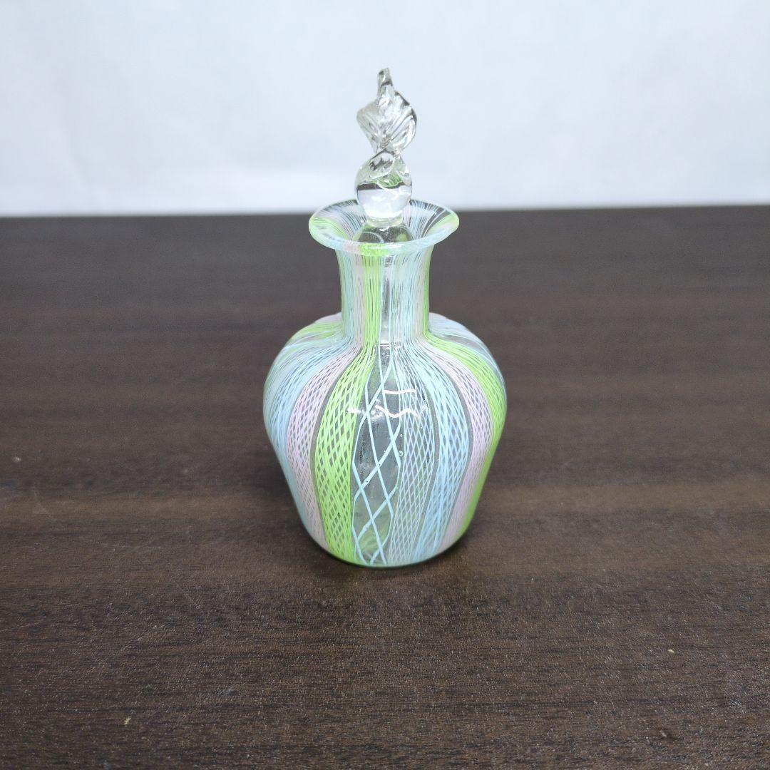 ムラーノ カラフル レースガラス 香水瓶