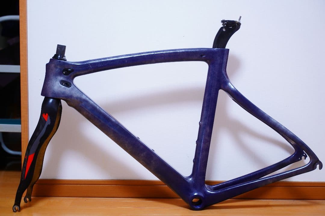 値下げ交渉可能 ロードバイク　カーボンフレーム　補修あり