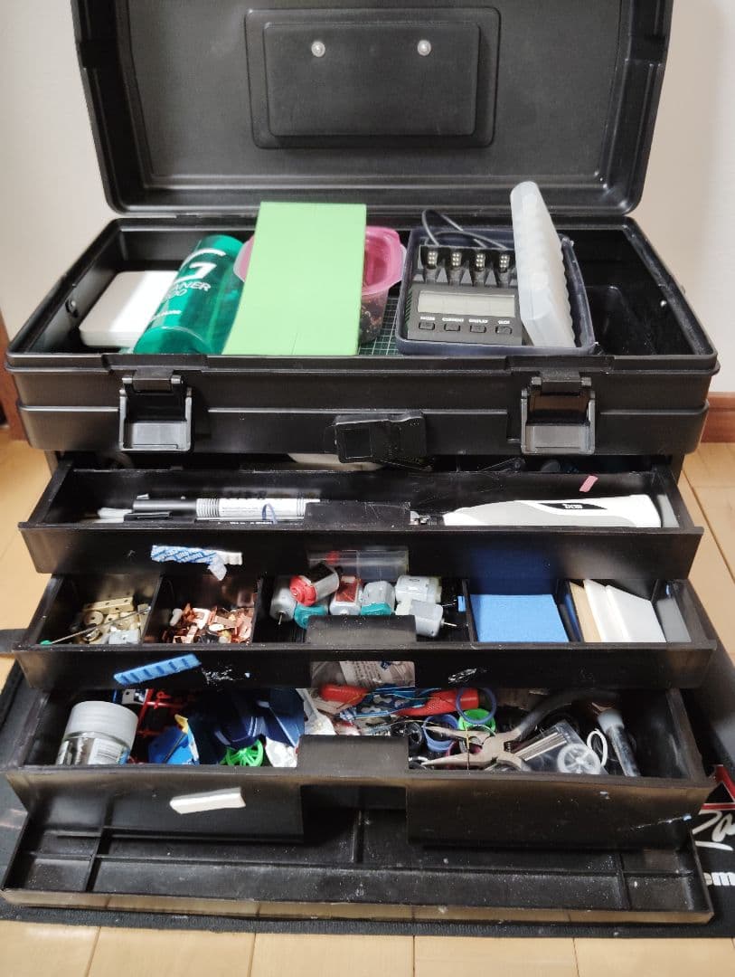 ミニ四駆 PITBOX引退セット(ピットマット付き)