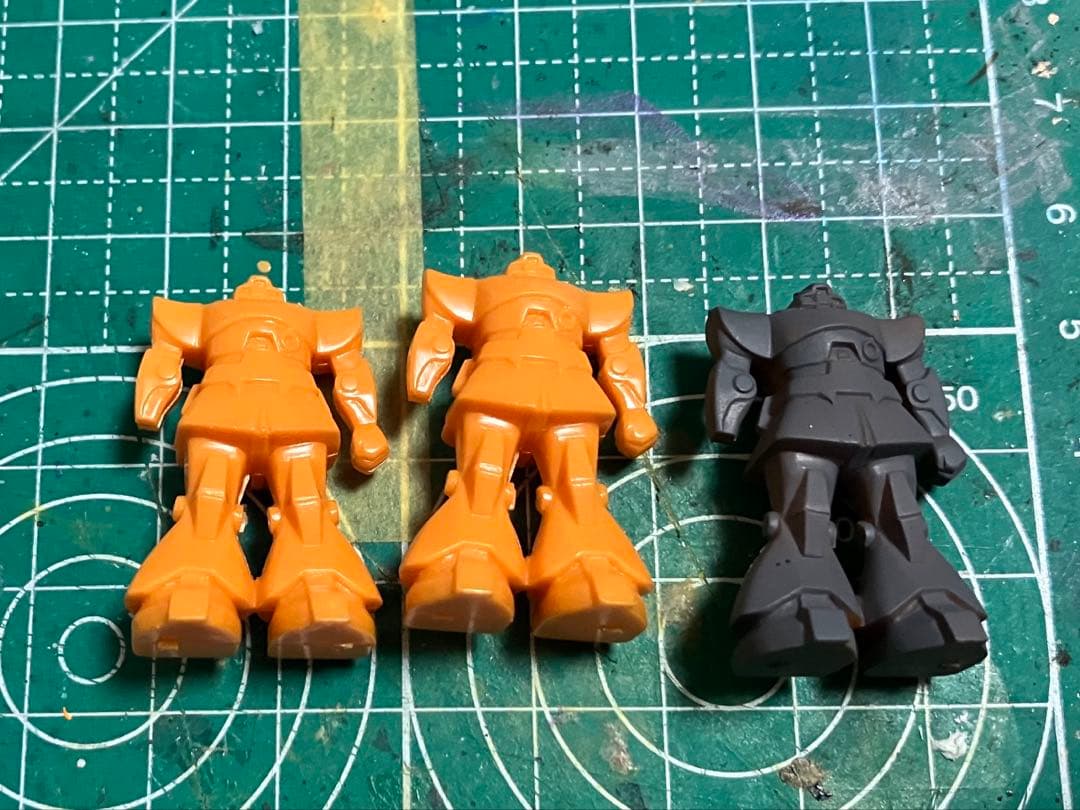 完成品　旧キット1/550 ミデア 　ドム（ジェットストリームアタック付き）