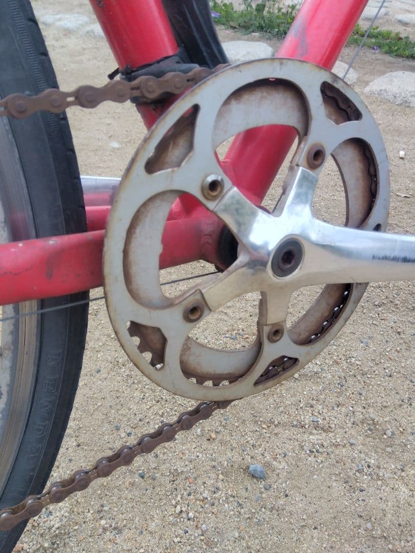 WEEKEND BIKES クロスバイク　26インチ 赤色 　アルミフレーム