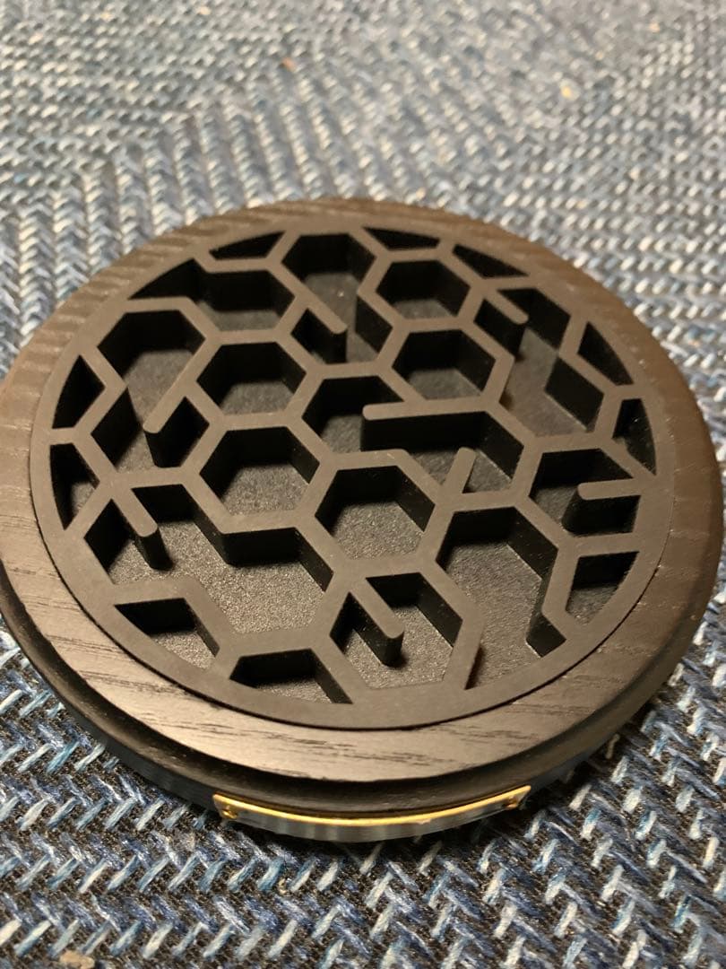 XWAG PRODUCTS 六角形コースター ウッドブラック　未使用