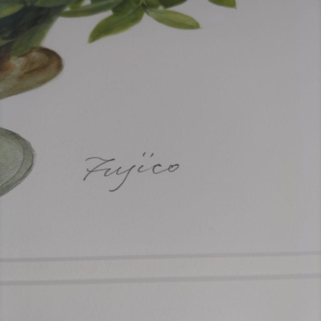 橋本 不二子 限定版画 額装 ☆直筆サイン・エディション有り ☆大判サイズ