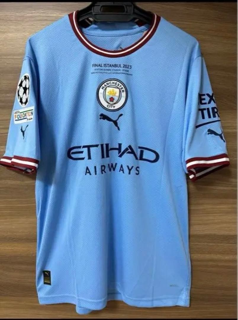 ハーランド　ユニフォーム　シティ チャンピオンズリーグ FINAL 22/23