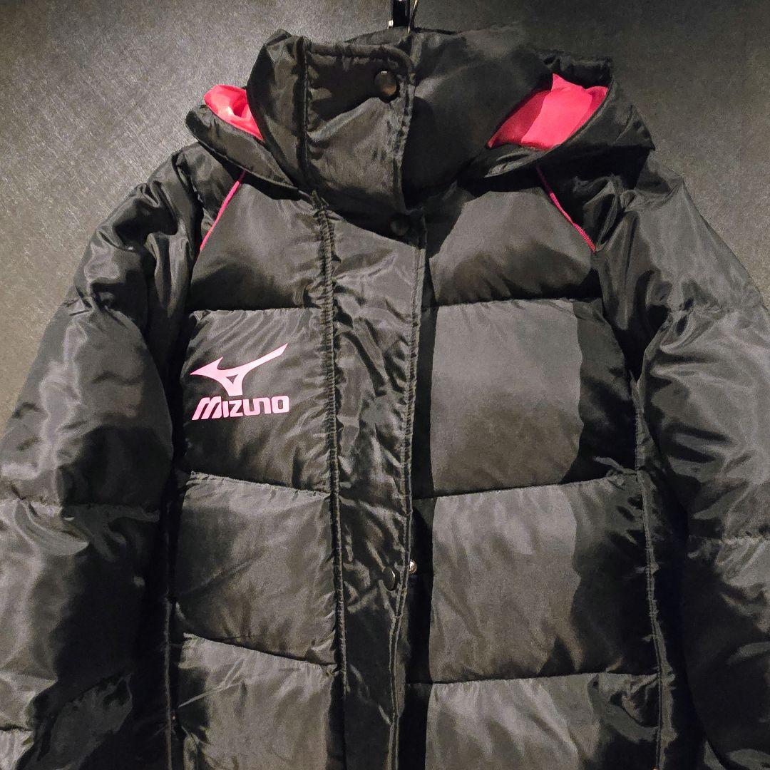 美品　MIZUNO ミズノ ベンチコート ダウン　ブラック　レディース　XL