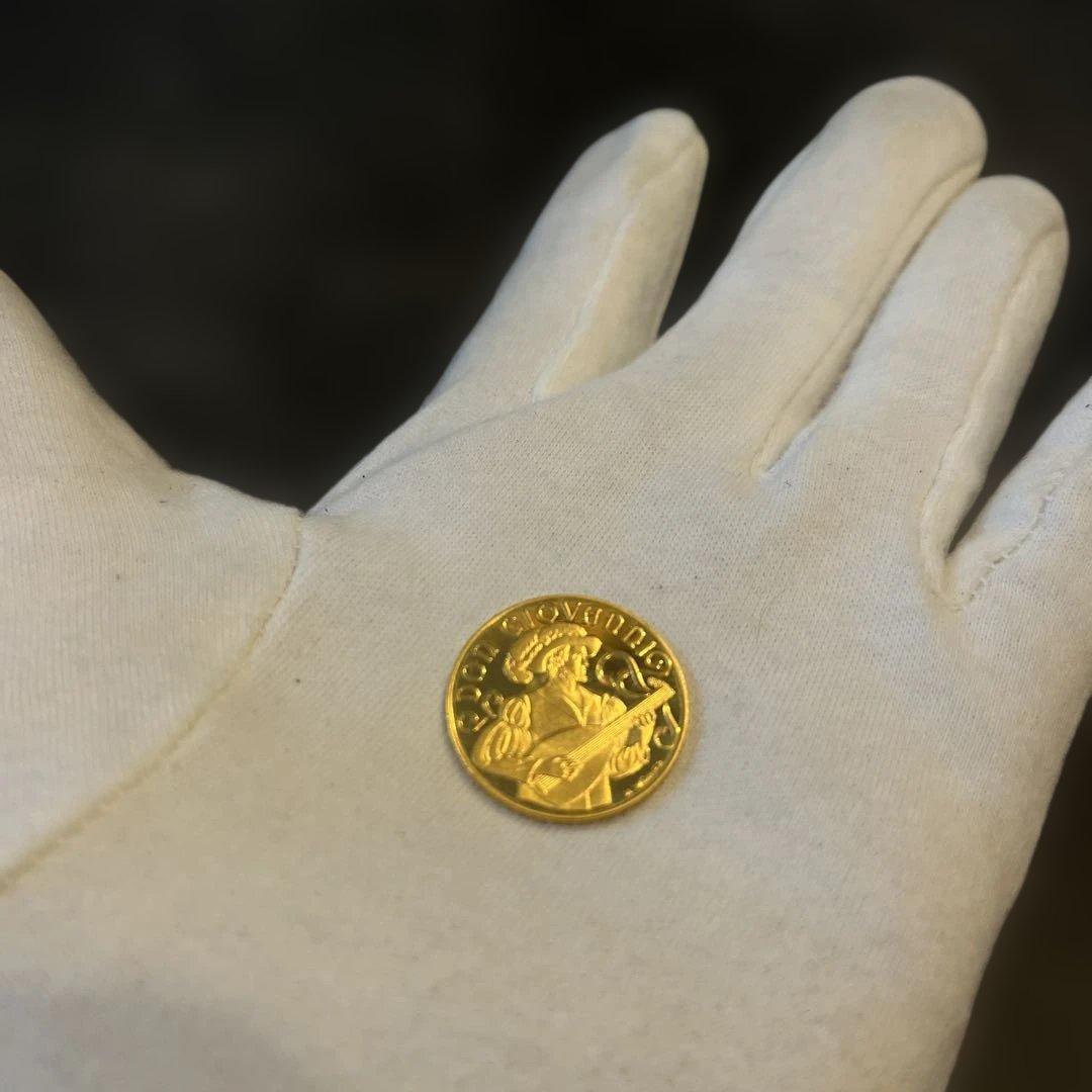 モーツァルト没後200年記念 金貨 8g K24