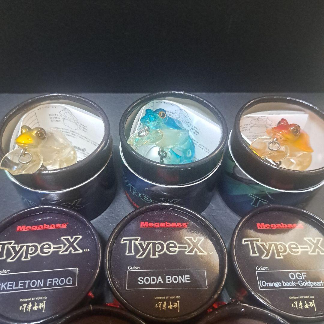 Megabass Type-X 5個SET 年号あり メガバス