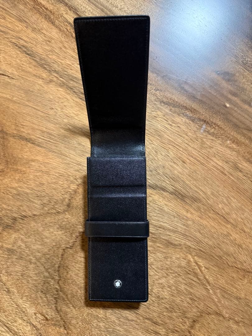 モンブラン　マイスターシュテュック　ペンポーチ　シエナ３本用/ブラック