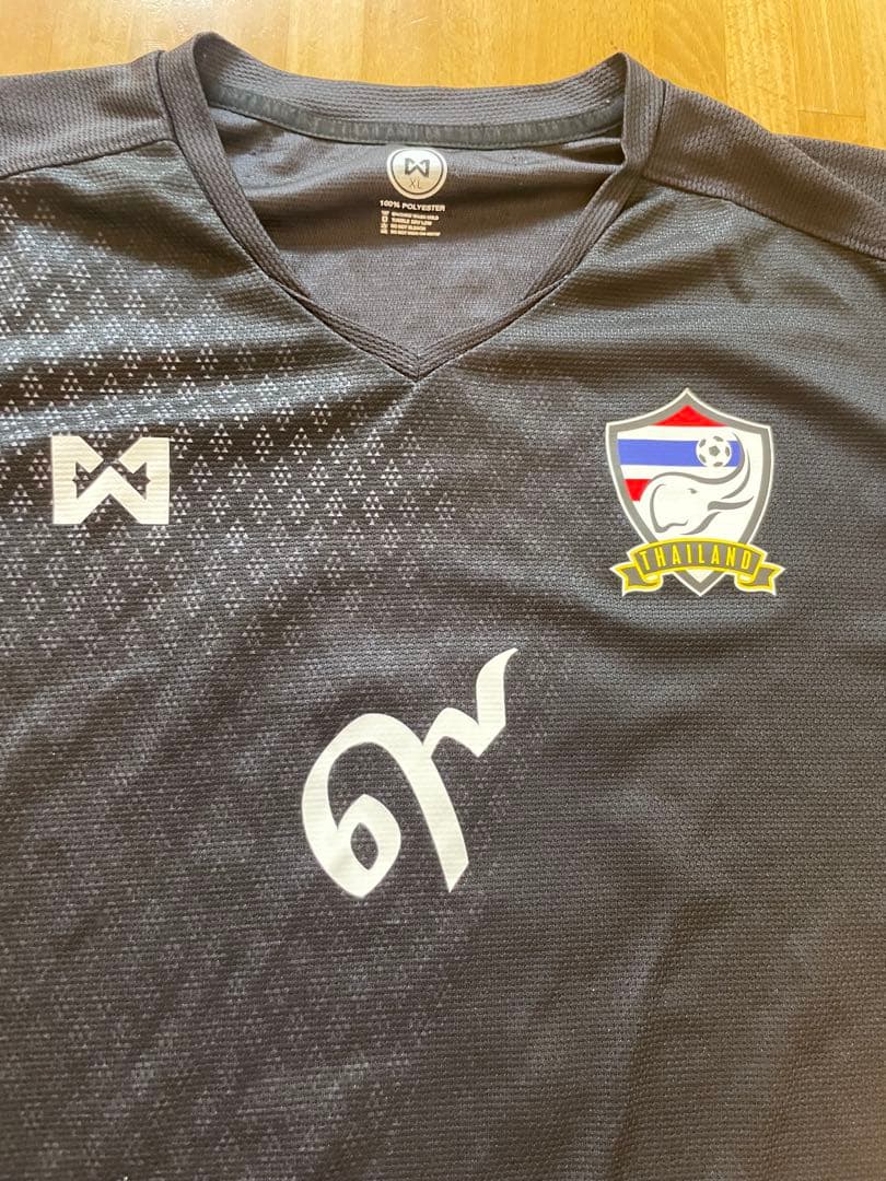 タイ代表 サッカーシャツ XL 黒