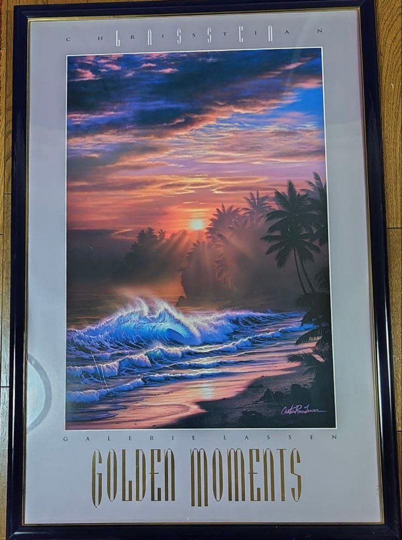 クリスチャンラッセンのゴールデンモーメント額縁