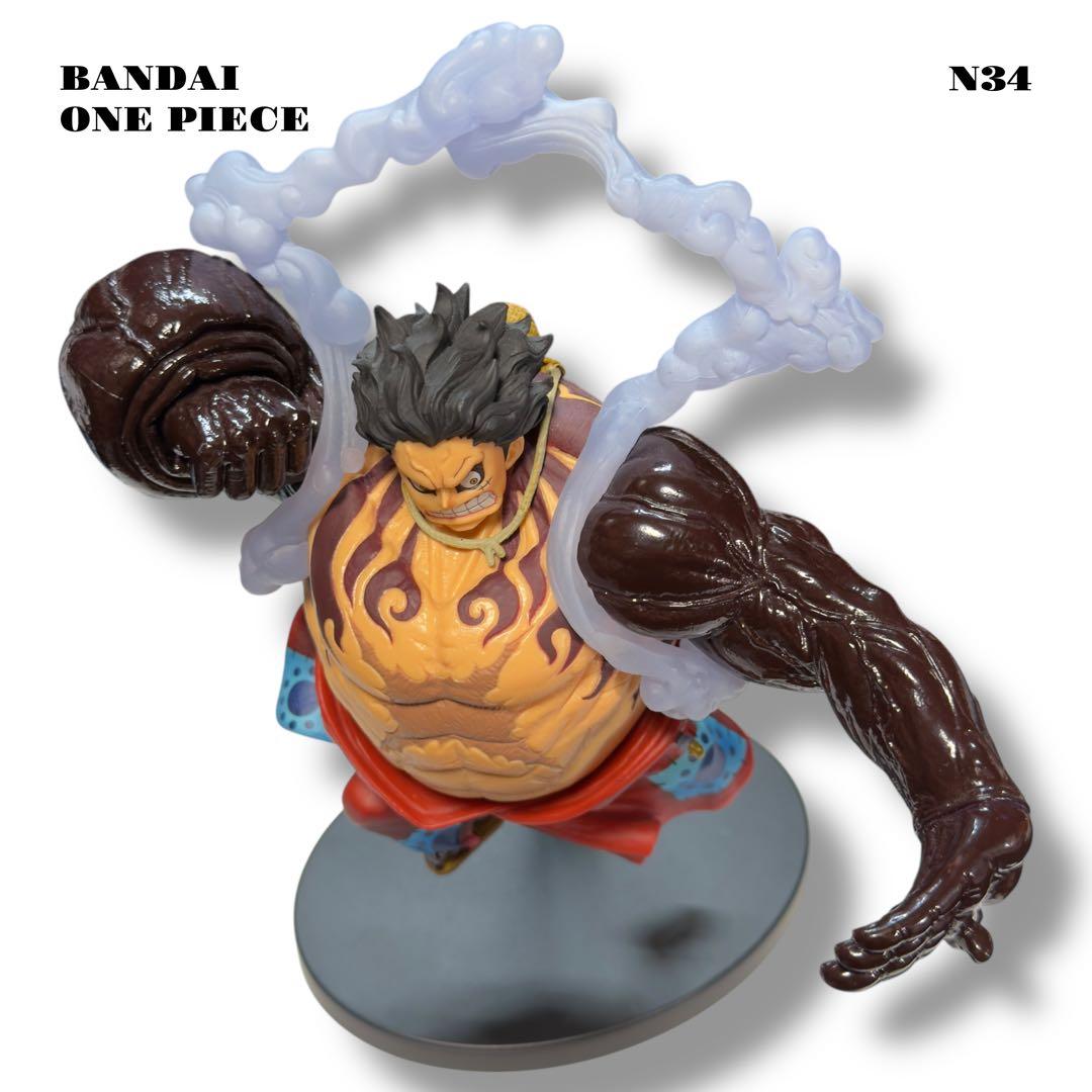 人気品！ BANDAI ONE PIECE フィギュア ルフィ バウンドマン 4