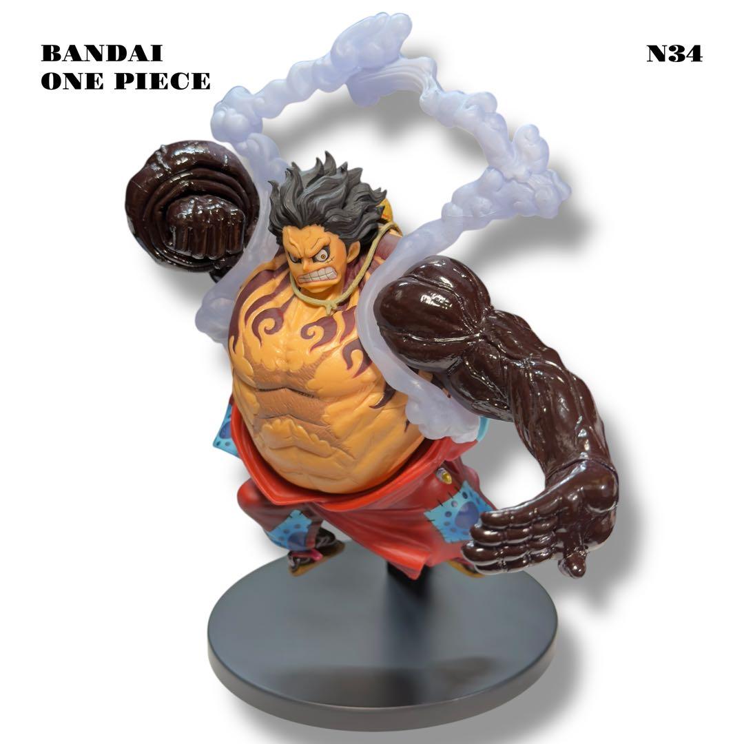 人気品！ BANDAI ONE PIECE フィギュア ルフィ バウンドマン 4
