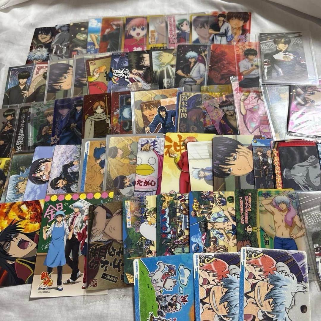銀魂カード類、缶バッジ色々まとめ売りセット