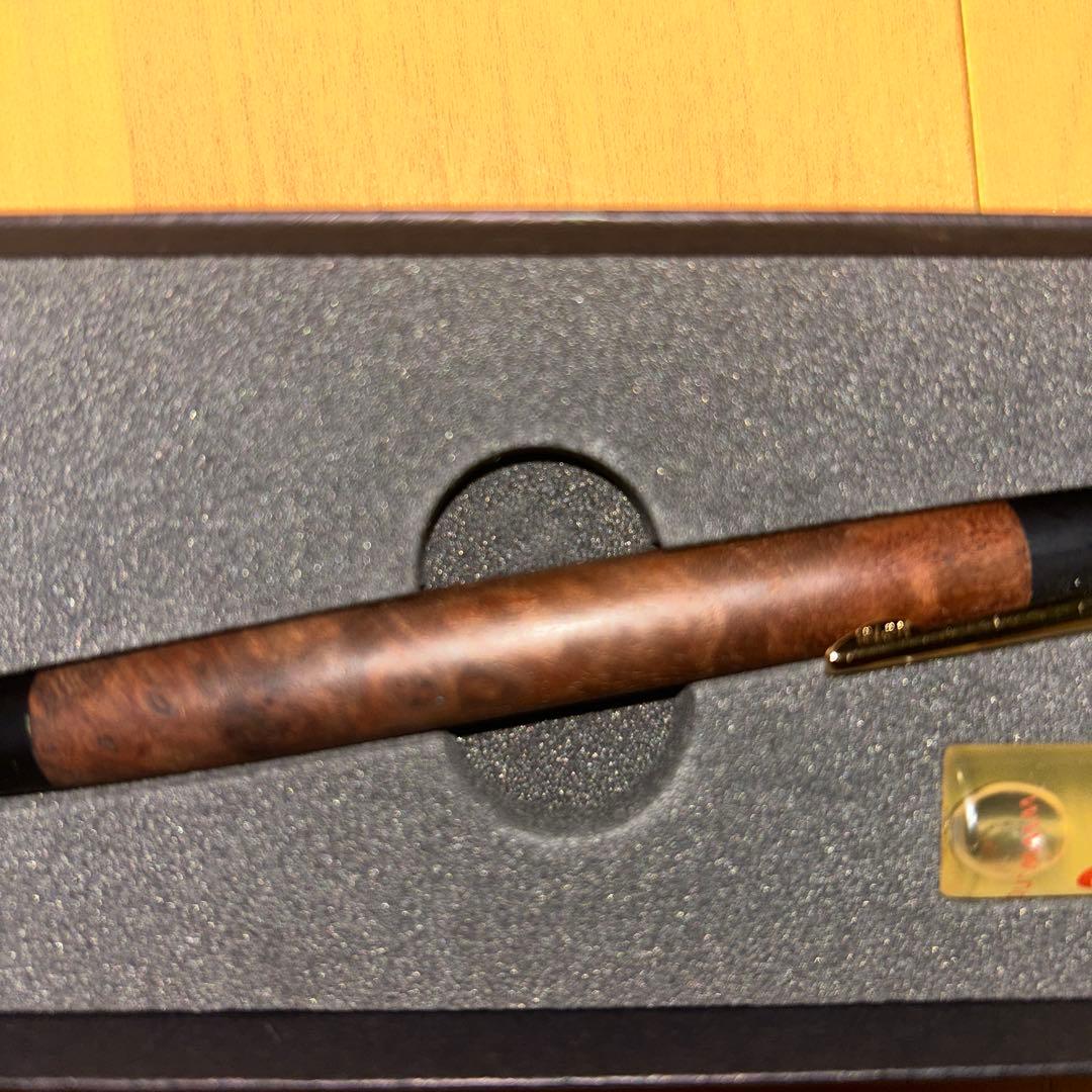 野原工芸　クラロウォルナット　シャーペン0.5 ゴールド 保証書付き