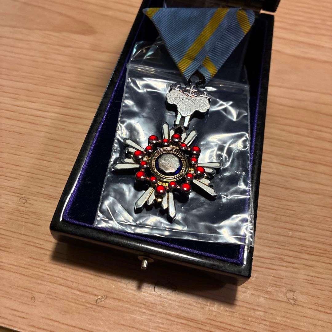 【勲章】瑞宝単光章（ずいほうたんこうしょう）