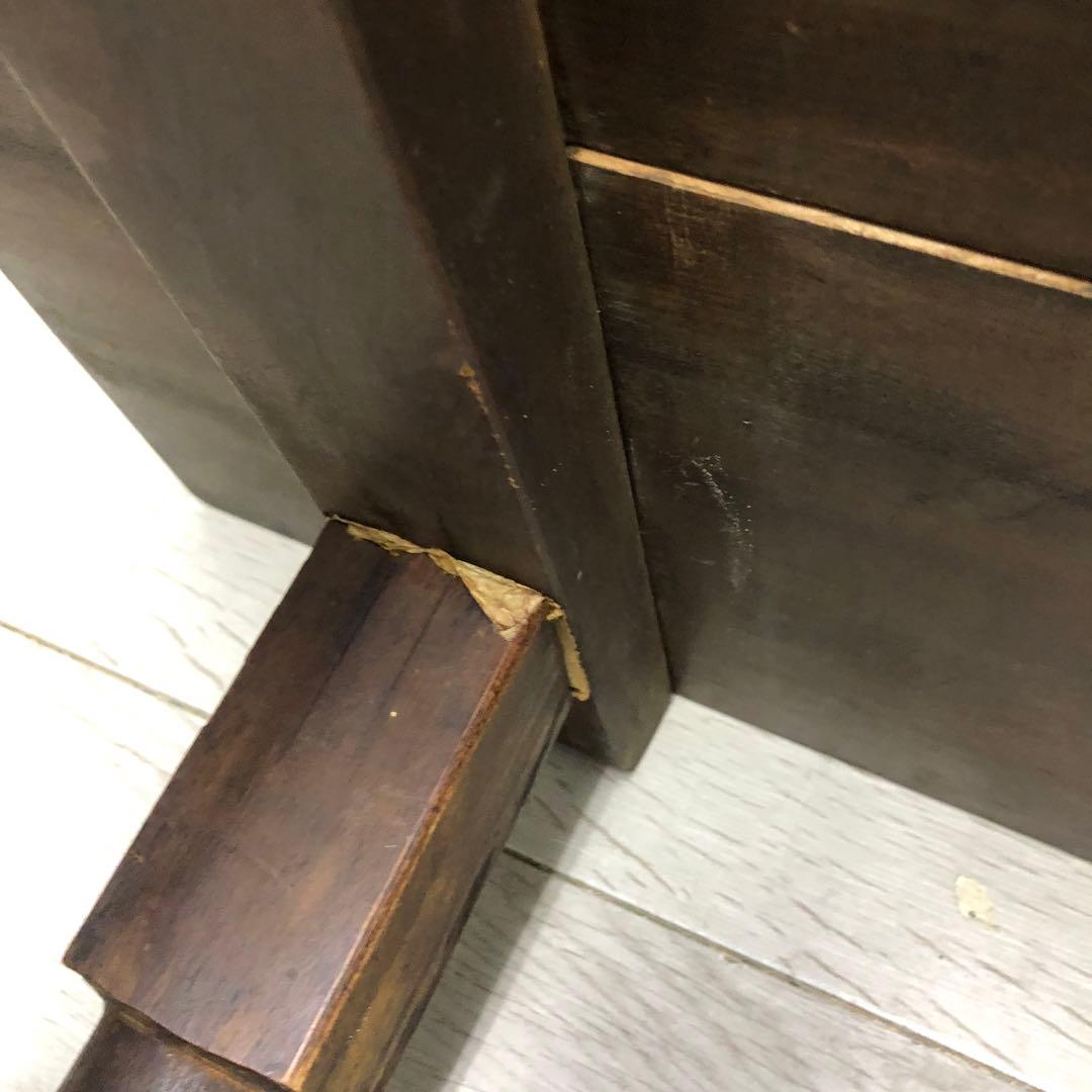 昭和レトロ　ちゃぶ台　木製　文机　座卓　ブラウン　作業台