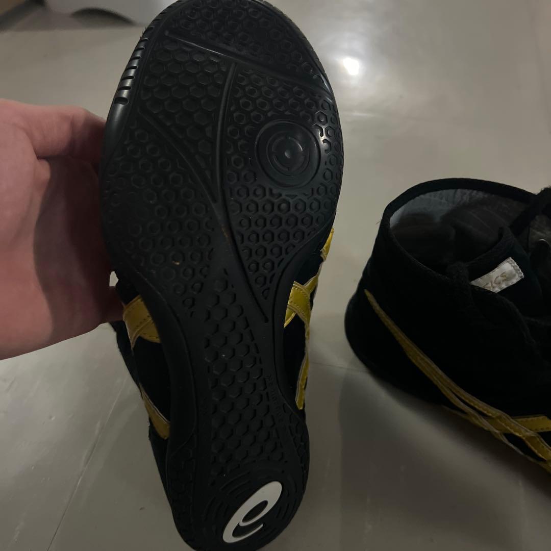 ASICS ボクシングシューズ ブラック/イエロー