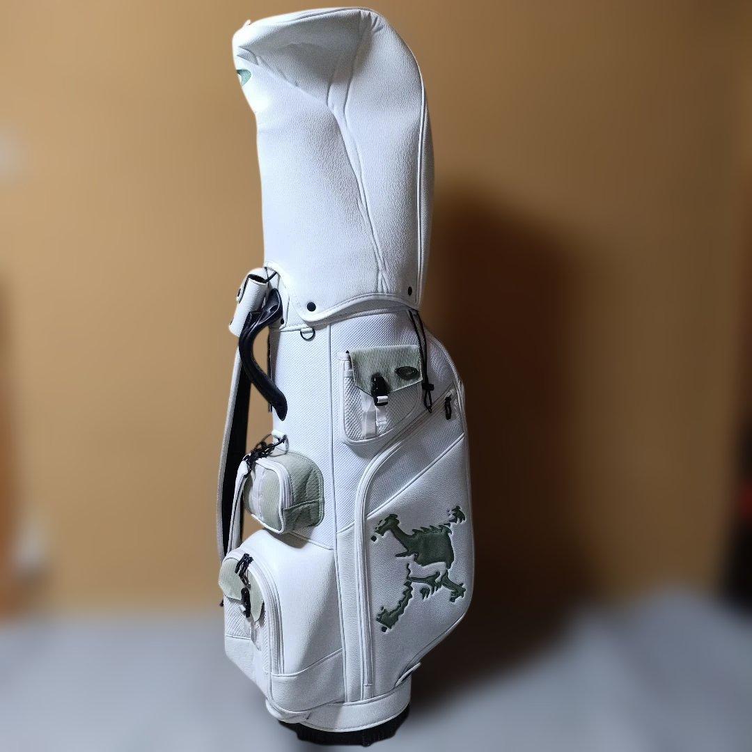 美品OAKLEY ゴルフバッグ ホワイト カエルロゴ