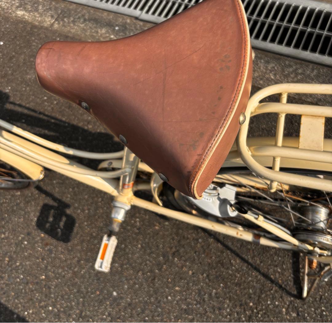 引き取り専用価格　ブリヂストン　ママチャリ　自転車　本体　カジュナ　ベージュ