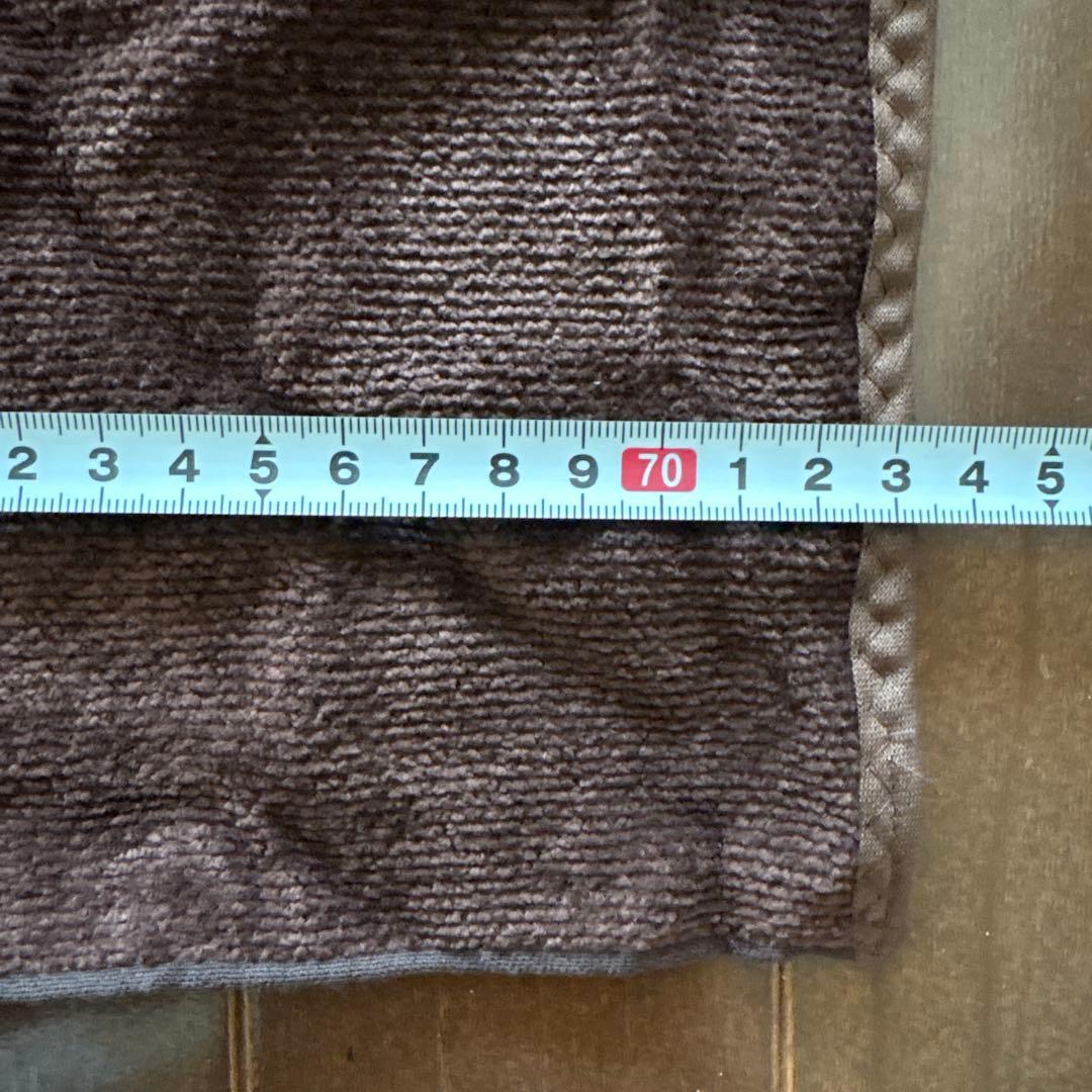 未使用　FEILER バスタオル　レオパード　フェイラー　豹柄　花柄　ブラウン系