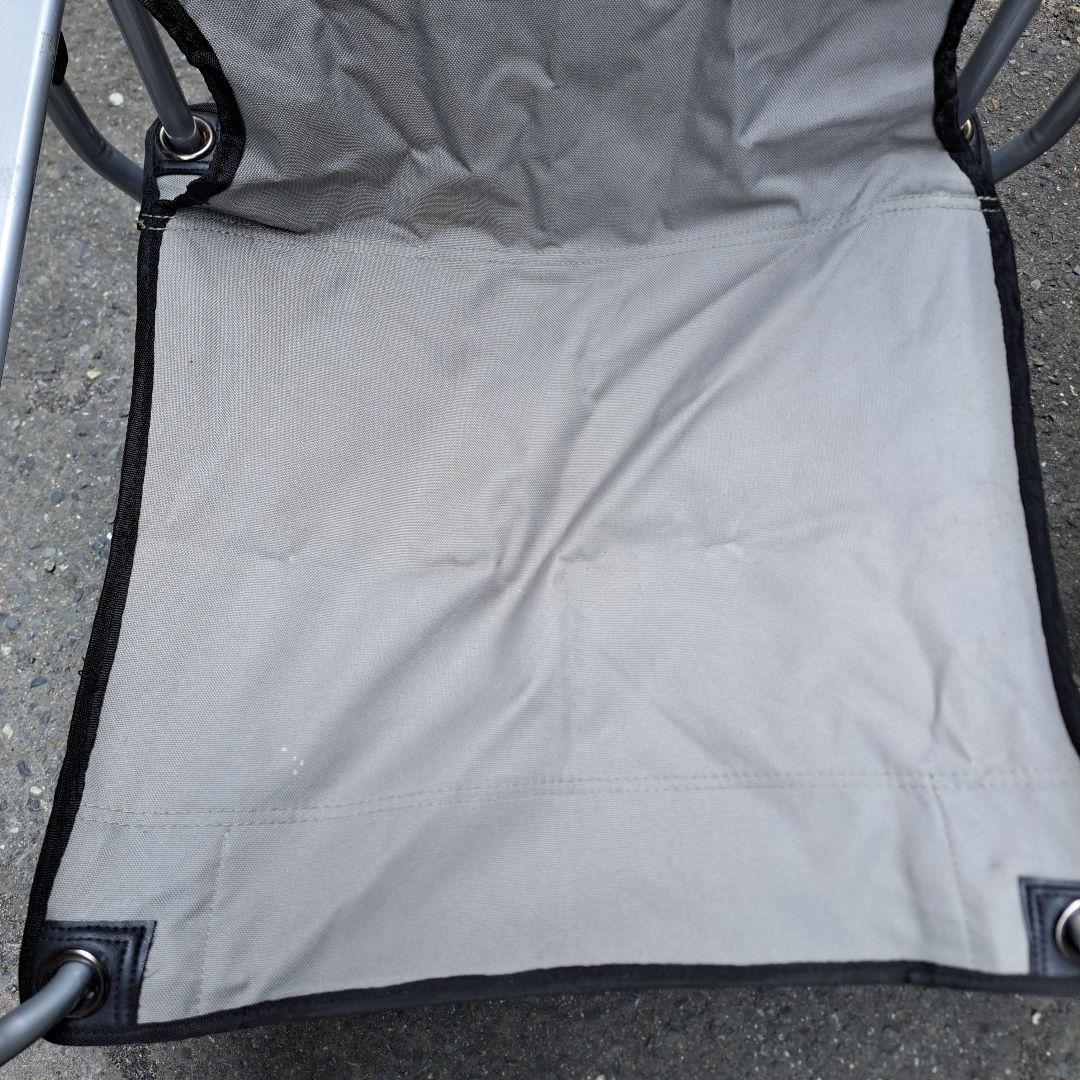 LOGOS アウトドアチェアセット グレー テーブル付き