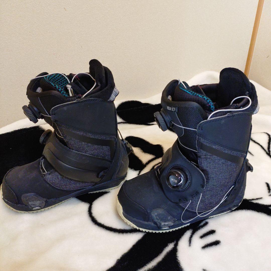 スノボ3点セット　板　ブーツ　バインディング　ステップオン　バートン