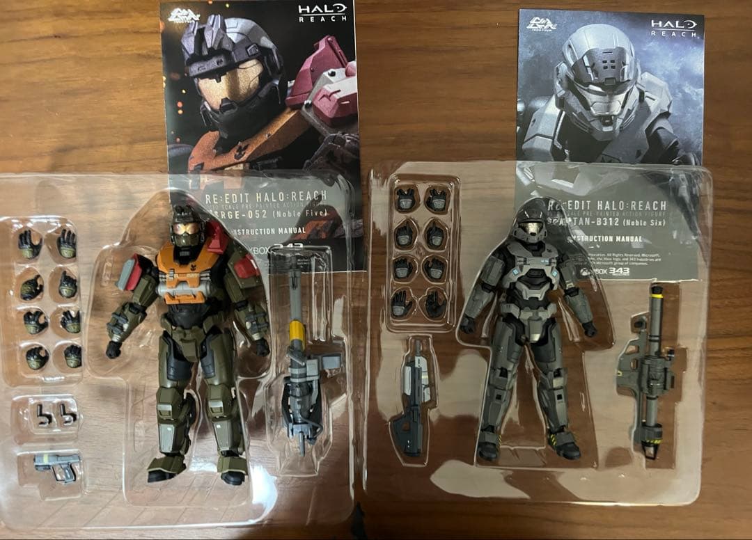 RE:Edit halo:reach 可動フィギュア 6体セット