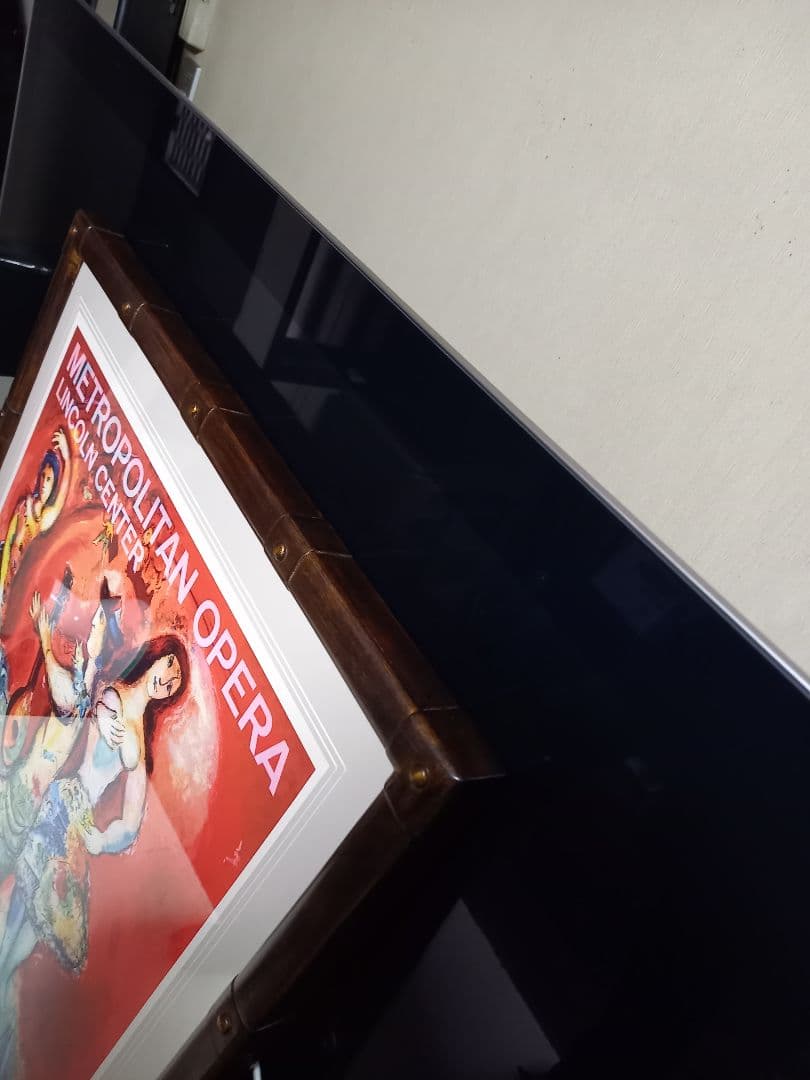 シャガール　カルメン　リトポスター　額装飾品