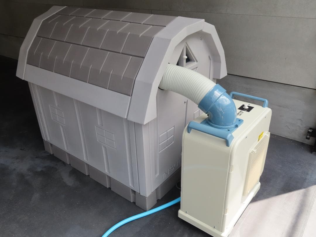 ほぼ新品　ナカトミ ミニスポットクーラー SAC-18　ASL断熱犬小屋セット