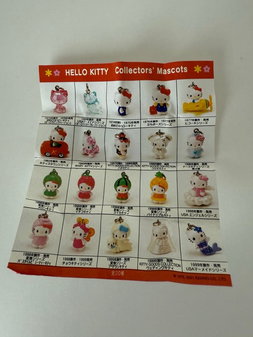 ハローキティ キーホルダー コレクターズマスコット　USAエンジェルシリーズ