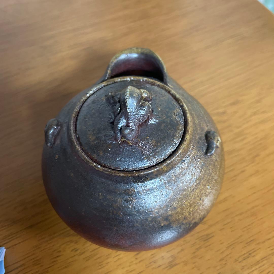 備前焼 宝瓶 竜のつまみ