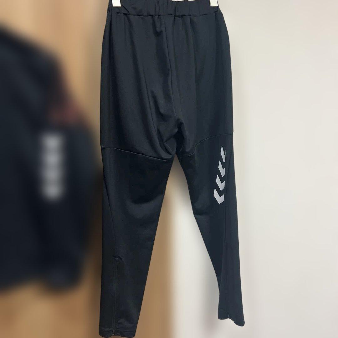 hummel ジャージ セット 黒/レッド size M