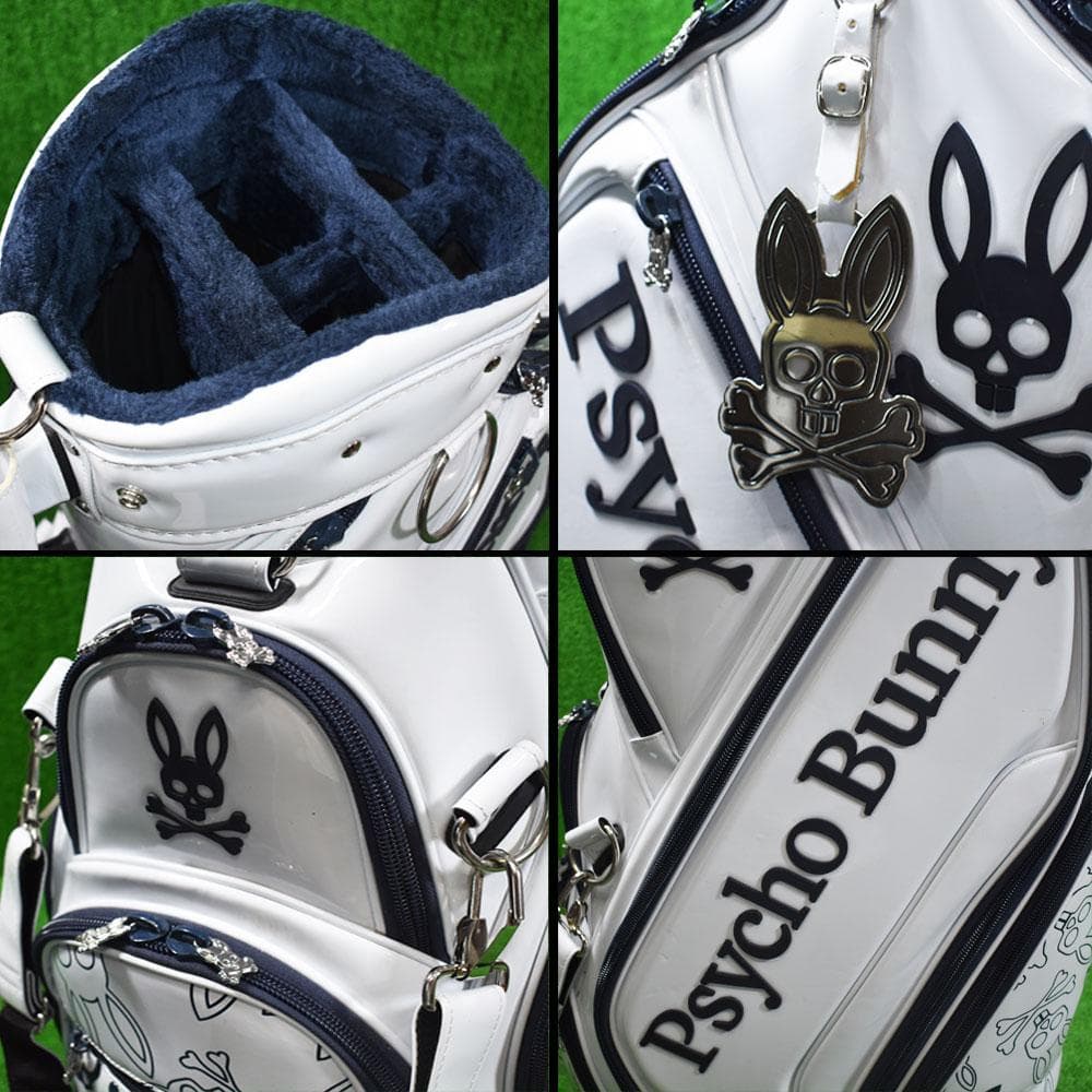 Psycho Bunny サイコバニー エナメルキャディバッグ９型 美品！