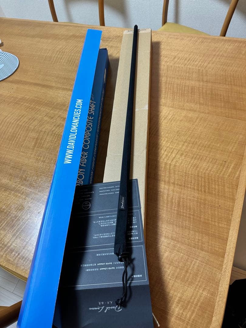 David loman Pro ビリヤードキューシャフト。12,5mm